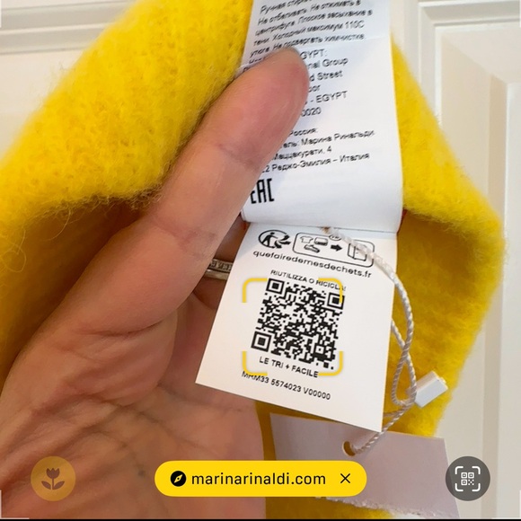 MadeInItaly Marina Rinaldi by Max Mara Label-cut Alpaca Blend Beanie OS Spring - Picture 10 of 10